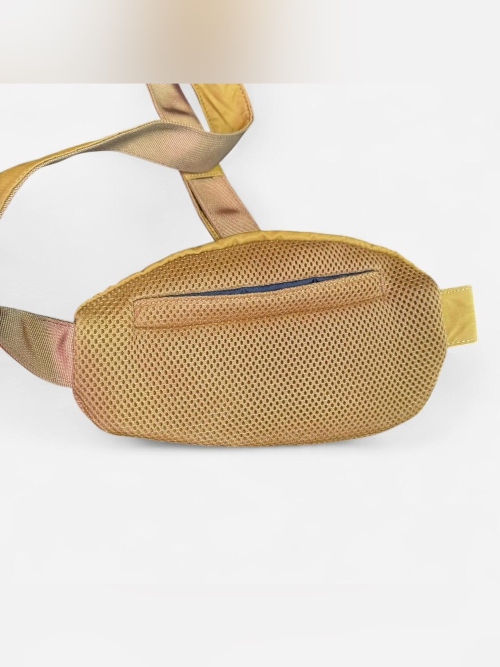 United By Blue Mustard Fanny Pack Crossbody Bag Dual Zip Sustainable Outdoor Tra - Picture 7 of 7